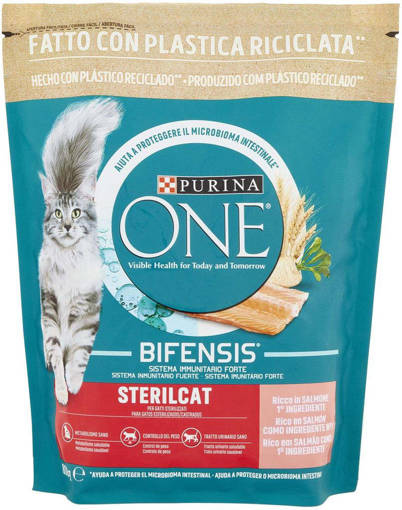 Sterilcat - Salmone & Frumento, Con Tonno800 gr  - Bifensis - Rilancio Microbioma