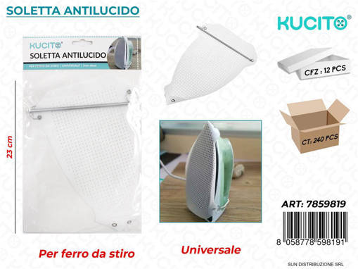 Soletta Antilucido Per Ferro Da Stiro 23Cm /Pz Da 12**