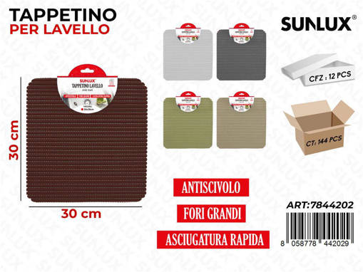 Tappeto Antiscivolo Colori Ass. 30*30 Cm /Pz Da 12**
