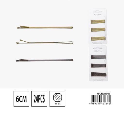 Melissa Molletta Capelli 6Cm 24Pz Ass.