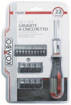 Kombo Set Composto Da Giravite A Cricchetto Reversibile + 22 Inserti Ad Intaglio , Phillips, Torx,Esagonali E Chiavi A Bussola.