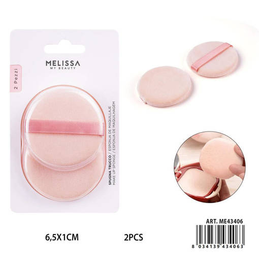 Melissa Piumino Cipria 6.5X1Cm 2Pz