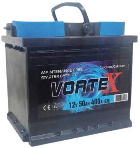 Vortex Batteria 50 L1 Spunto 400A, Dimensioni 207X175X190