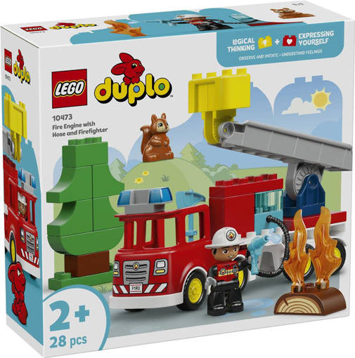 Lego DUPLO Town 10473 Autopompa con manichetta e pompiere