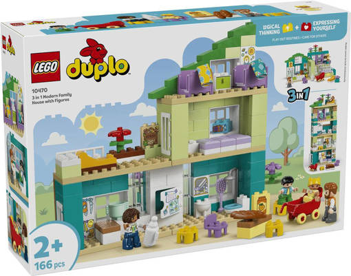 Lego DUPLO Town 10470 Casa familiare moderna 3 in 1 con personaggi