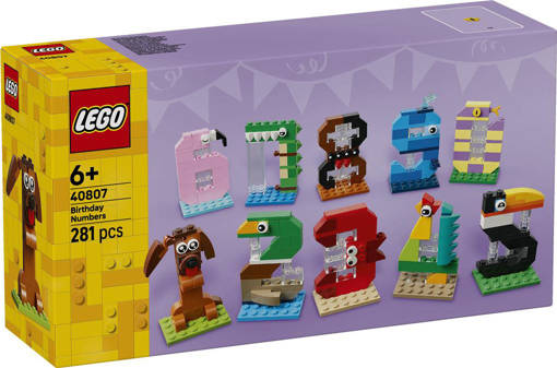 Lego Seasons and Occasions 40807 Numeri del compleanno