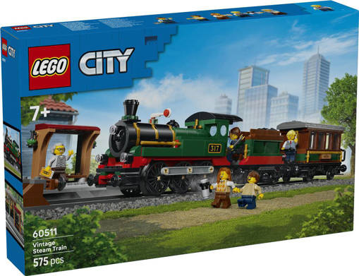 Lego City Trains 60511 Treno a vapore vintage