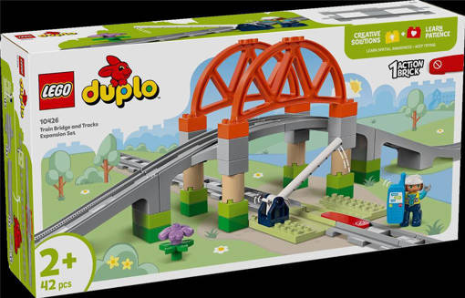 Lego DUPLO Town 10426 Pack di espansione ponte e binari ferroviari