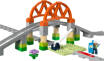 Lego DUPLO Town 10426 Pack di espansione ponte e binari ferroviari