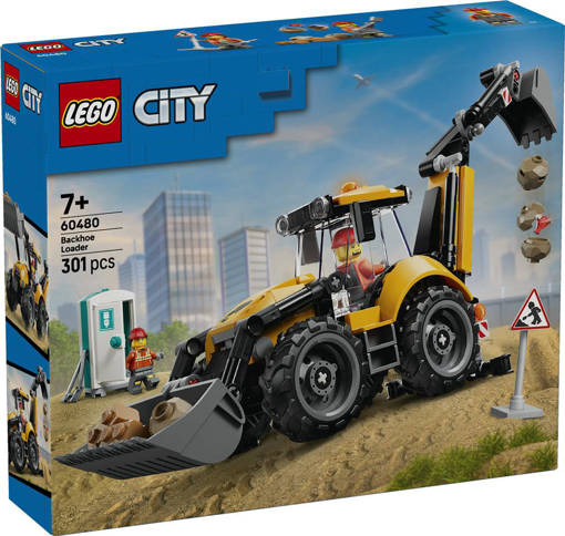 Lego City Great Vehicles 60480 Scavatrice da cantiere gialla