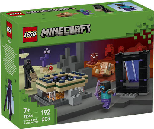 Lego Minecraft 21584 Viaggio nel Portale del Nether e dell’End