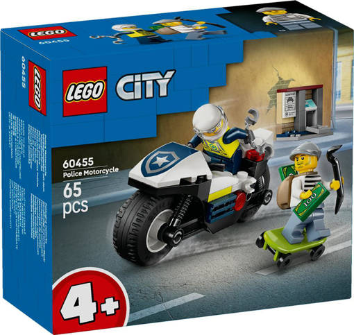 Lego City Police 60455 Inseguimento della moto della Polizia