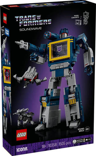 Lego Icons 10358 Transformers: Soundwave