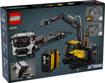 Lego Technic 42175 Autocarro Volvo FMX ed Escavatore elettrico EC230