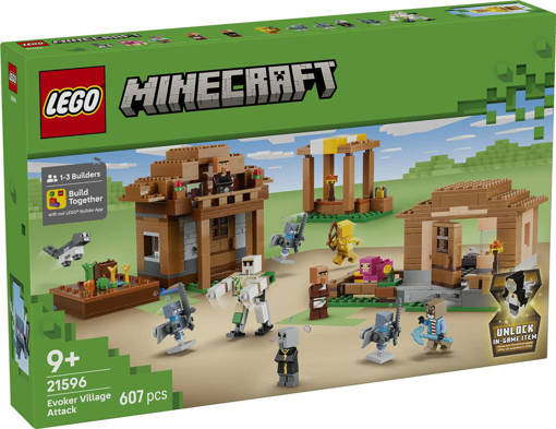 Lego Minecraft 21596 Attacco al villaggio dell’Evocatore