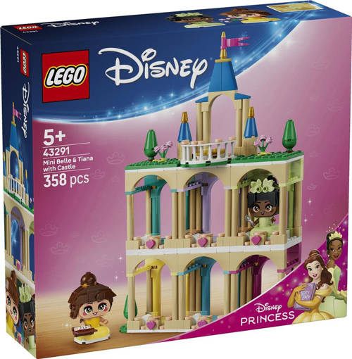 Lego Disney Princess 43291 Mini-Belle e Mini-Tiana con Castello