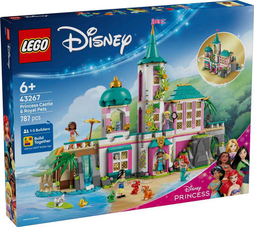 Lego Disney Princess 43267 Castello della Principessa e animali reali