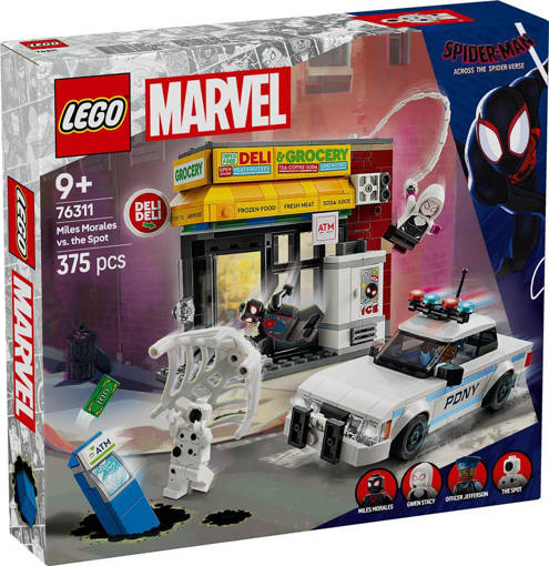 Lego Super Heroes Marvel 76311 Spider-Verse: Miles Morales contro la Macchia
