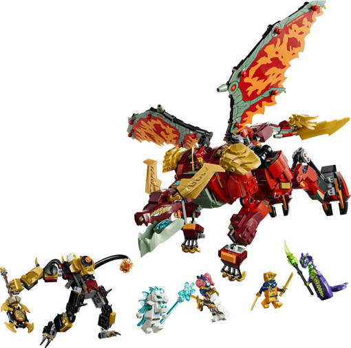 Lego Ninjago 71868 Mech drago mutaforma di Wyldfyre