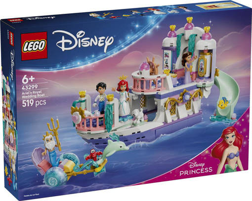 Lego Disney Princess 43299 La barca nuziale di Ariel