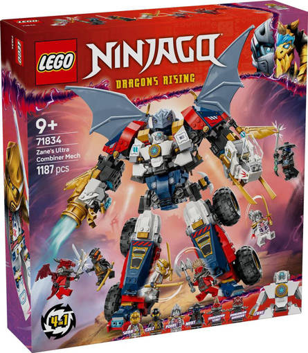 Lego Ninjago 71834 Mech Ultra Combinatore di Zane