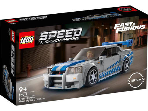 Lego Speed Champions 76917 2 Fast 2 Furious Nissan Skyline GT-R (R34)