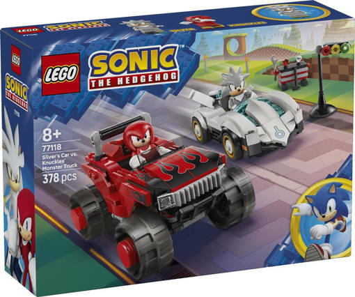 Lego Sonic 77118 Auto di Silver vs. Monster Truck di Knuckles