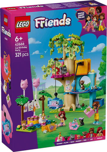 Lego Friends 42666 Festa di compleanno felina e Casa sull’albero
