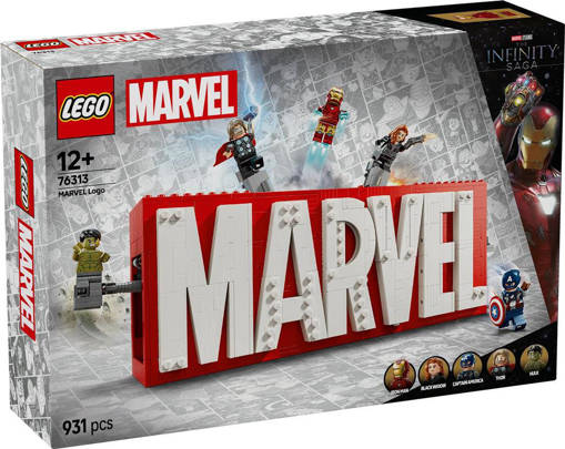 Lego Super Heroes Marvel 76313 Logo e Minifigure MARVEL