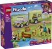 Lego Friends 42695 Rimorchio per cavallo e puledro