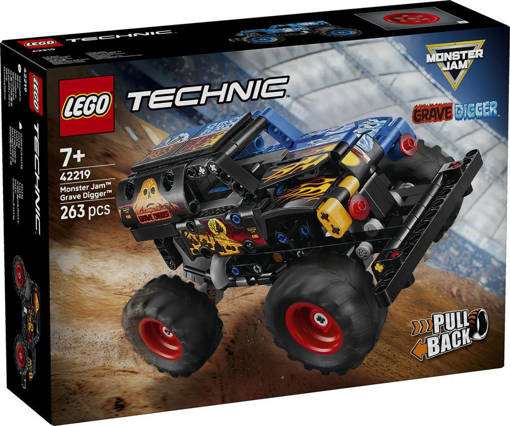 Lego Technic 42219 Monster Jam™ Grave Digger™ Fuoco e Ghiaccio