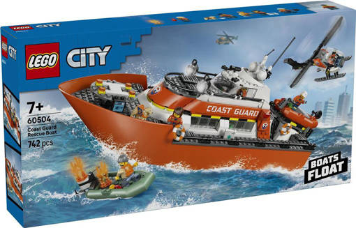 Lego City Exploration 60504 Motoscafo di soccorso ed elicottero della Guardia Costiera