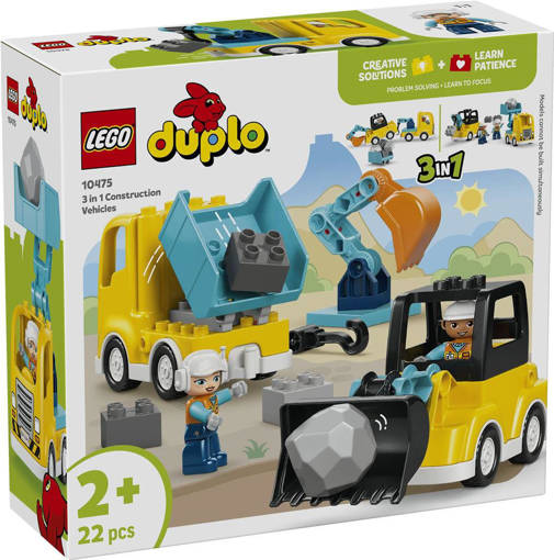 Lego DUPLO Town 10475 Veicoli da cantiere 3 in 1