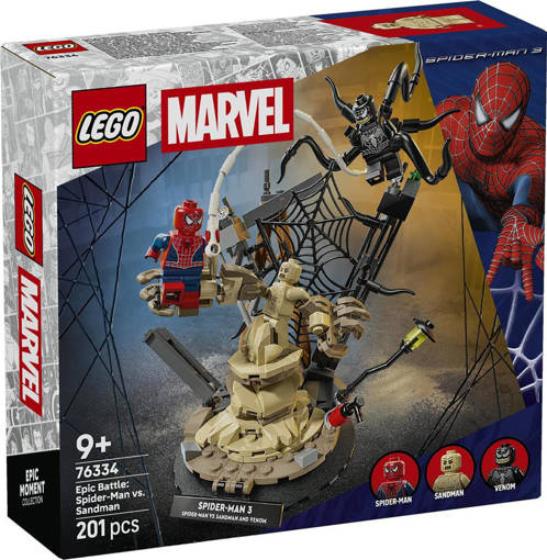 Lego Super Heroes Marvel 76334 Battaglia epica: Spider-Man vs. Sandman