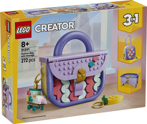Lego Creator 31391 Borsetta alla Moda Portaoggetti