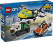 Lego City Great Vehicles 60505 Remix aereo, camion di servizio e hovercraft