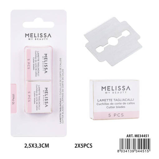 Melissa Lamette Tagliacalli 5X2Pz 2.5X3.3Cm