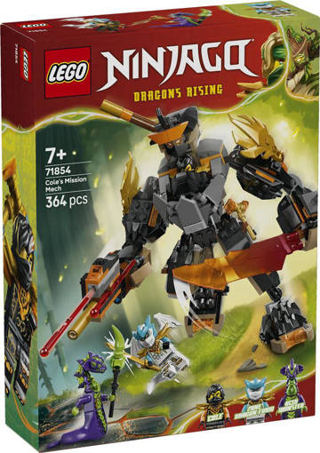 Lego Ninjago 71854 Mech della missione di Cole e drago Zane