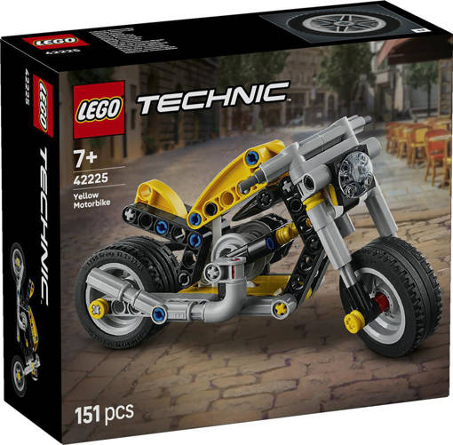 Lego Technic 42225 Moto gialla