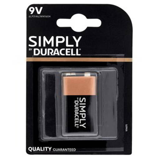 Duracell Simply Pila 9 Volts 1 pezzo