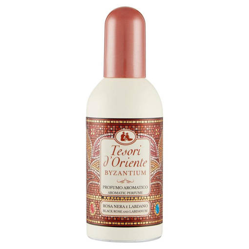 Tesori d'Oriente Byzantium Profumo Aromatico Rosa Nera e Labdano 100 ml
