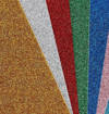 CWR - Gomma Crepp "Glitter" Adesiva Cm.20X30 - Busta 10 Fg.  - Col. Ass. 10401