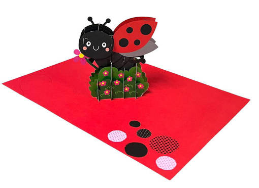 ORIGAMI KIRIGAMI COCCINELLA  ORF15