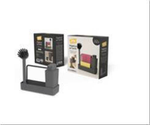 Organizer Lavello con Dispenser Sapone E Spazzola Piatti C&K