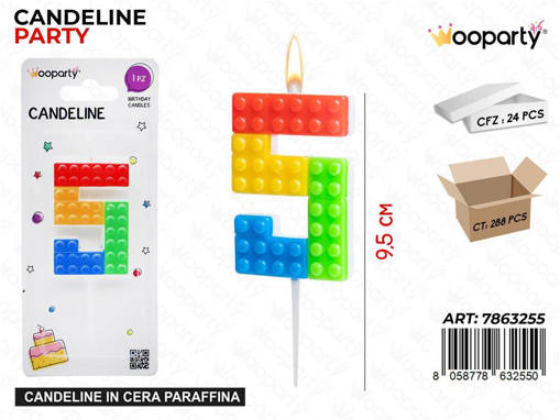 WOOPARTY CANDELINE MATTONCINI N5
