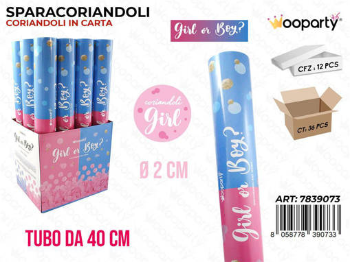 SPARACORIANDOLI GIRL 40 CM 12PZ