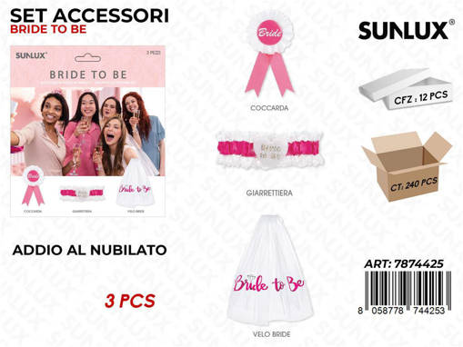 SUNLUX SET ACC/BRIDE TO BE 3 PZ