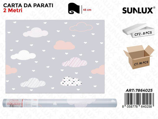 Sunlux Carta Da Parati 45Cm*2Mt