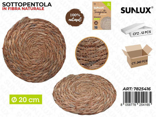 Sunlux Sottopentola Fibra Nat. D.20Cm
