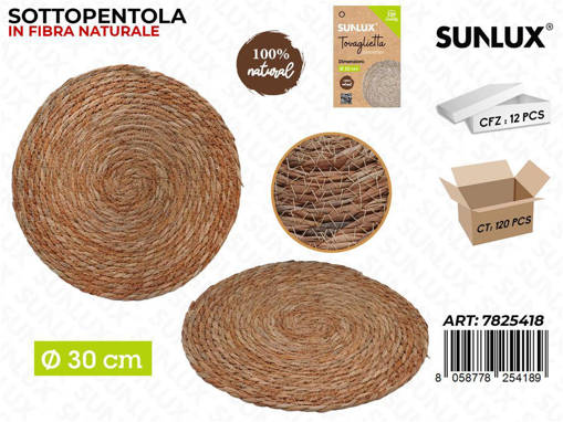 Sunlux Sottopentola Fibra Nat. D.30Cm